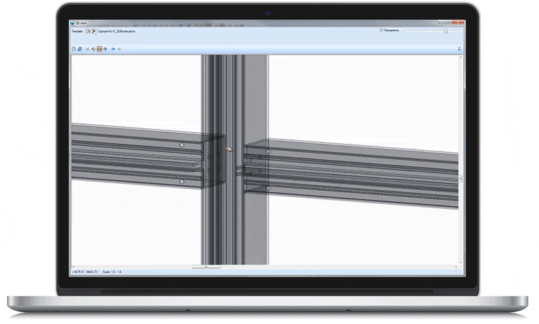 Visualization 3D X-Ray View